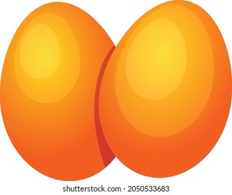 Gold egg vector art and illustration