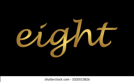 Gold Eight Writing