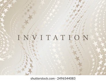 Elegante diseño de fondo dorado con estrellas. Ilustración de Arte vectorial de lujo moderno. Plantilla de moda de Premium para la invitación, volante, diseño de la cubierta, invitación de lujo, Anuncio del negocio, voucher prestigioso.