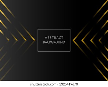 Gold elegant light triangle stripes line abstract background template. Can use for banner, flyer, cover. card, backdrop, presentation
