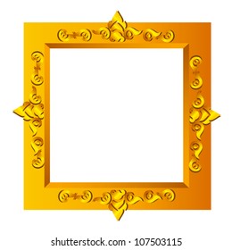 gold elegant picture frame