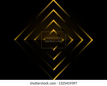Gold elegant premium light diamond diagonal line abstract background template. Can use for banner, flyer, cover. card, backdrop, presentation