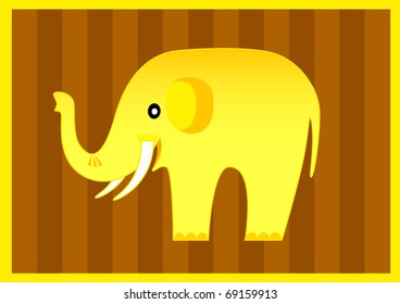 Gold elephant