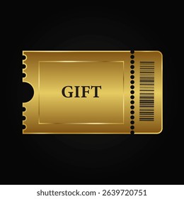Gold elite customer coupon.  Template, discount banner. Elegant label for in-store discounts, online promotions
