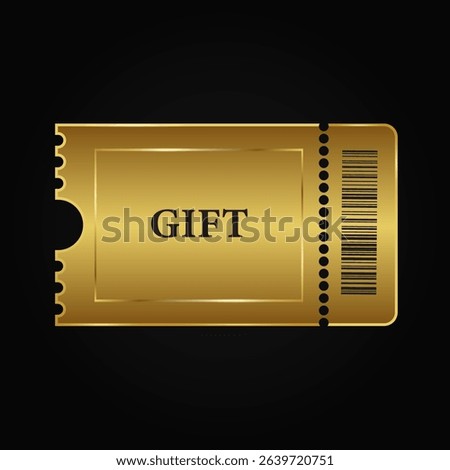 Gold elite customer coupon.  Template, discount banner. Elegant label for in-store discounts, online promotions
