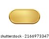 oval button gold