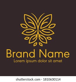 gold emblem Vector - Gold vector symbol. Elegant, classic elements. Can be used for the jewelry, beauty and fashion industries. Perfect for logos, monograms, invitations, flyers, menus, brochures, bac