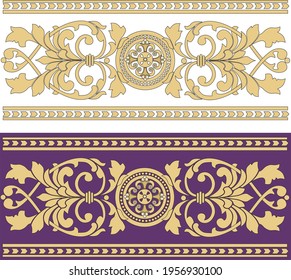 GOLD EMBROIDERY FOR LITURGICAL CLOTHES AND SACRED CEREMONIES. SACRED CATHOLIC SYMBOLS IN ANCIENT STYLE WITH GOLDEN DECORATIONS