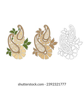 GOLD EMBROIDERY FOR LITURGICAL CLOTHES AND SACRED CEREMONIES. SACRED CATHOLIC SYMBOLS IN ANCIENT STYLE WITH GOLDEN DECORATIONS 