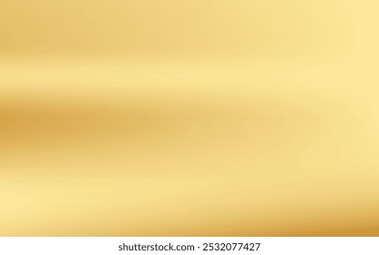 Gold fabric soft waves abstract vector background.