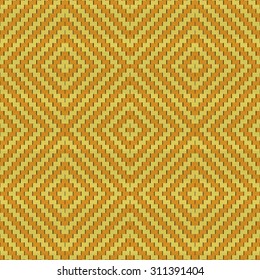 Gold fabric texture. Seamless abstract pattern.