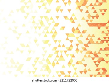 Gold fade glitter polygon background
