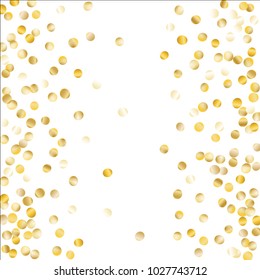 Gold Glitter Background Polka Dot Vector Stock Vector (Royalty Free ...