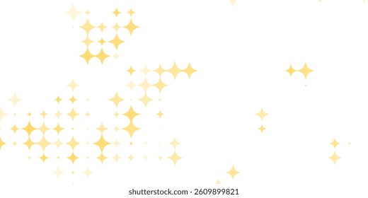 Gold falling down confetti background. Repeated golden dotted glitter pattern. Yellow, orange and golden dots wallpaper.