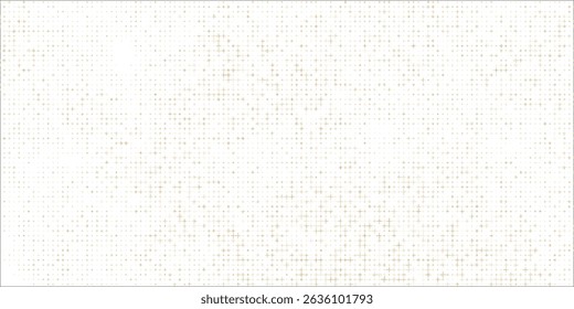 Gold falling down confetti background. Repeated golden dotted glitter pattern. Yellow, orange and golden dots wallpaper.