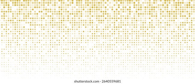 Gold falling down confetti background