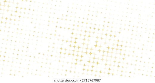 Oro cayendo sobre fondo de confeti. Patrón de brillo punteado dorado repetido. Fondo de pantalla de puntos amarillos, naranjas y dorados.