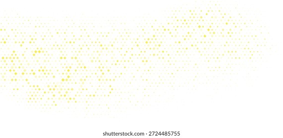 Gold falling down confetti background. Repeated golden dotted glitter pattern. Yellow, orange and golden dots wallpaper.