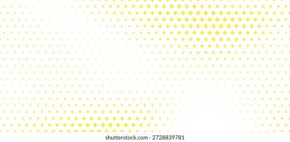 Ouro caindo fundo de confete. Padrão de brilho pontilhado dourado repetido. Papel de parede amarelo, laranja e pontos dourados.