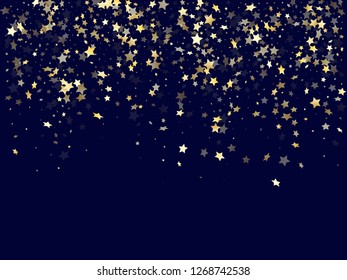 Gold Falling Star Sparkle Elements Glitter Stock Vector (Royalty Free ...