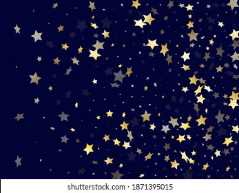 Gold Falling Star Sparkle Elements Glitter Stock Vector (Royalty Free ...