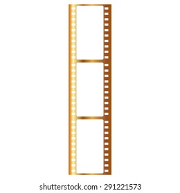 Gold film strip 