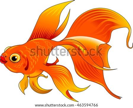 Download Gold Fish Bubbles Isolated On Transparent Stock Vector (Royalty Free) 463594766 - Shutterstock
