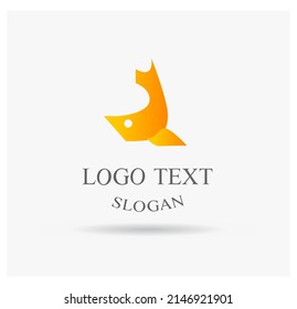 Diseño de logotipo moderno Gold Fish para el restaurante