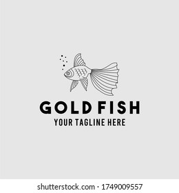 Gold fish professional logo design