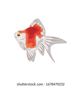 Tamasaba Illustration von Goldfisch Vektorillustration