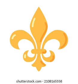 gold fleur de lis icon