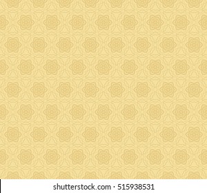gold floral on sacred geometry pattern. vector illustration. for design invitation, wallpaper, fabric.