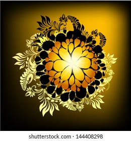 gold flower