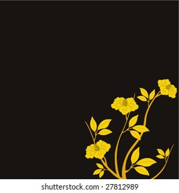 Gold flowers