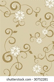 gold flowers