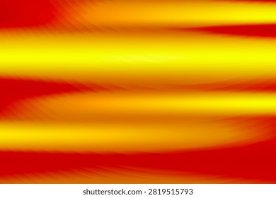 Gold flowing glass forms a vivid background with broad horizontal ripples. Red edges and bright yellow bands create warm motion across the background. Gold vector texture for music cover design