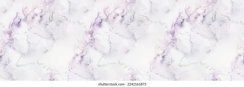 Gold Fluid Elegant Pattern. Purple Background. Modern Abstract Template. Marble Alcohol Ink. Pink Abstract Background. Gold Ink Tile. Water Color Repeat. Pink Water Color. Light Marble Watercolor.