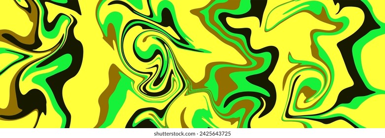 patrón de fondo abstracto de flujo de líquido de oro