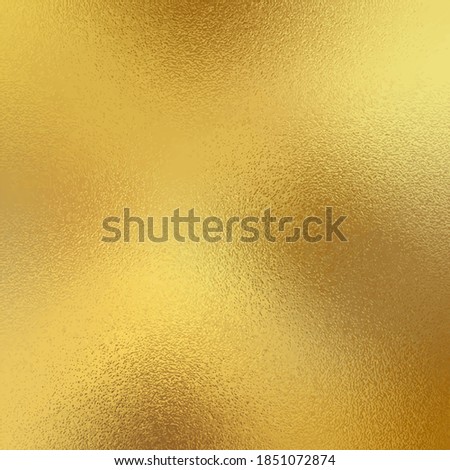 Gold foil background, abstract metallic shiny texture vector.