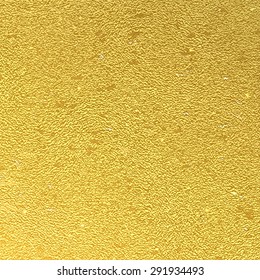 Gold Foil Background. Golden Glittering Texture, Vector Illustration