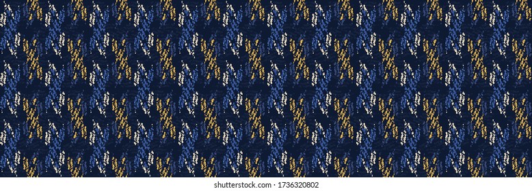 El efecto de la lámina de oro tejido textura del fondo del borde sin soldadura. Tejidos metálicos dorados enrejado. Elegante cartel de estilo lujoso de encaje. Festividad en el borde del borde de la fiesta de invierno. Guarnecido de la cinta brillante del destello