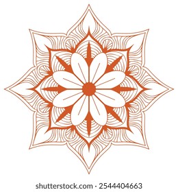 Lámina de oro pintada a mano de azulejo metálico. Patrón de estilo árabe. Patrón de azulejo de Vector, mosaico floral árabe de Lisboa, ornamento de color oro mediterráneo.