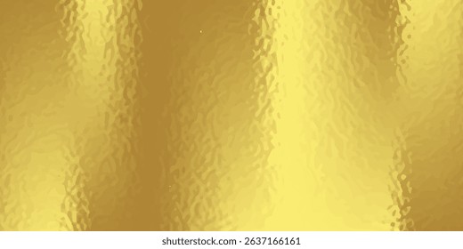 Gold foil leaf, frosted glass texture background, raster version.