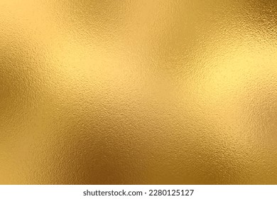 Gold foil leaf texture, glass effect background vector illustration. - Shutterstock ID 2280125127