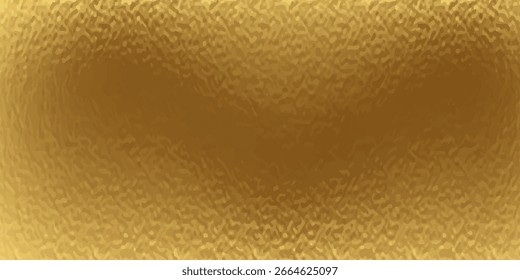 Blattstruktur aus Goldfolie, Glaseffekt, Vektorgrafik.