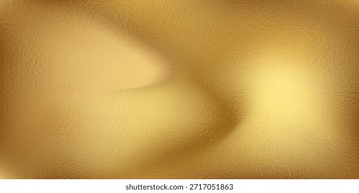 Textura de hoja de papel de oro, Ilustración vectorial de fondo de efecto de vidrio.