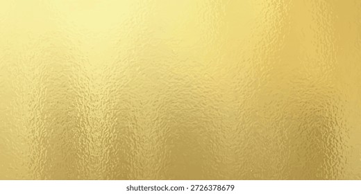 Textura de hoja de papel de oro, Ilustración vectorial de fondo de efecto de vidrio.
