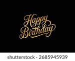 Gold Foil Script 