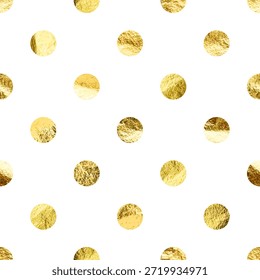 Textura transparente de la hoja de oro, círculos hechos a mano brillantes. Patrón dorado brillante. Brillante fondo dibujado a mano. Boda, Elementos de la decoración de la tarjeta de felicitación. Arte minimalista moderno. Ilustración vectorial