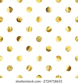 Textura transparente de la hoja de oro, círculos hechos a mano brillantes. Patrón dorado brillante. Brillante fondo dibujado a mano. Boda, Elementos de la decoración de la tarjeta de felicitación. Arte minimalista moderno. Ilustración vectorial